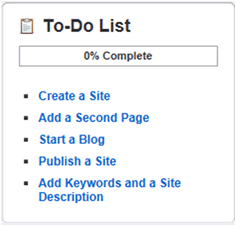 How to create a blog - weebly to do list
