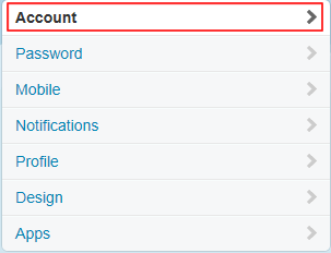 twitter edit account button